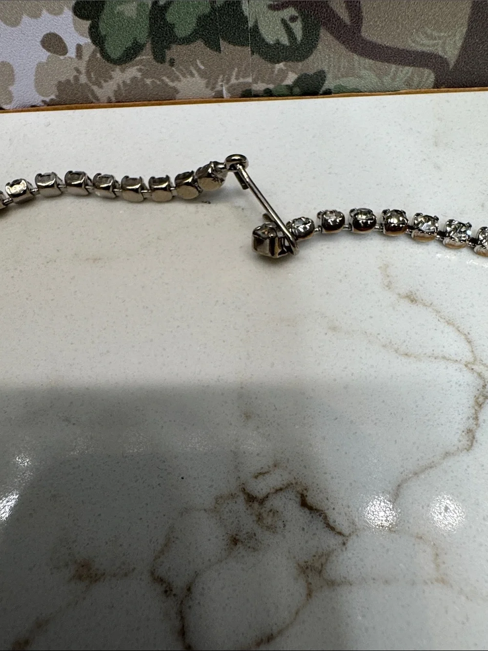 Vintage  2 Silver-toned Crystal Statement Necklaces - Elegant Bride Jewelry